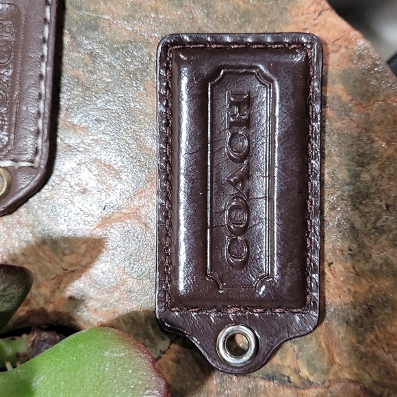 COACH | Leather Hang Tag Lot (×2) - Brown - Picture 3 of 4